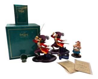 Peter Pan Figurines  Captain Hook, Tinkerbell, Opening Title,  More