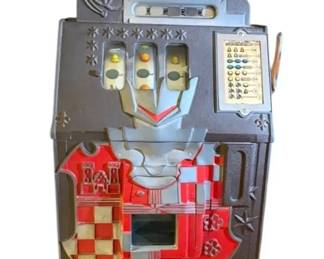 Mills 1930s 25 Castle Front Slot Machine  Works