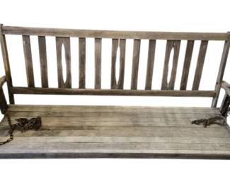 Outdoor Wooden Porch Swing