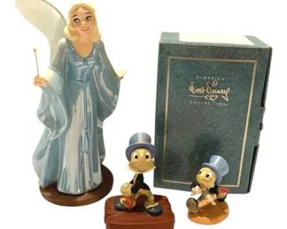 Pinocchio Disney Classics Figurines  The Blue Fairy, Jiminy Cricket,  More