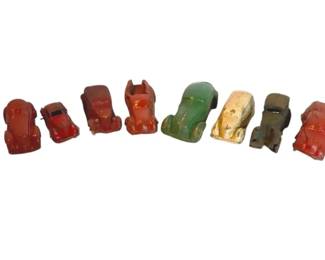 10 Metal  Rubber Toy Cars