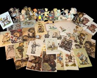 Hummel Themed Post Cards  Cutouts
