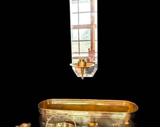 Brass Candleholders  More