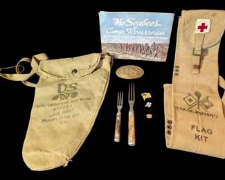 US Army Pins, Civil War Era Forks,  More