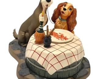 Lady  The Tramp Bella Notte Disney Classics Collection Figurine Limited Edition