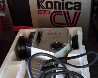 vintage Konica Color CV video camera 