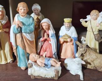 Homco Nativity Scene Figurines