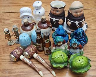 Goebel Friar Tuck Monk Salt and Pepper Shakers