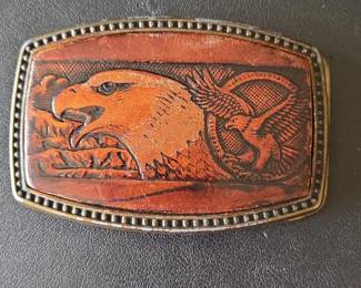 Alumaline Eagle Motif Belt Buckle
