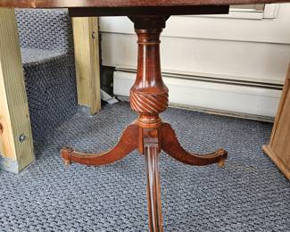 Antique Mahogany Drum Table