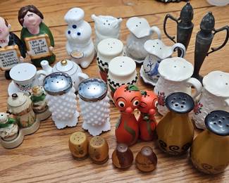 Assorted Salt and Pepper Shakers Collection