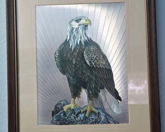 Framed Print Bald Eagle by Ray Harm