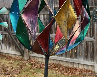 Harlequin Ball Wind Spinner