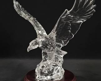 Princess House The Bald Eagle Crystal Sculpture