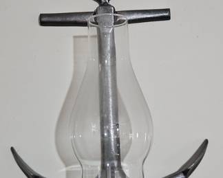 Cast Iron Anchor Hurricane Lamp
