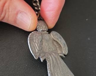 Guardian Angel with Heart Keychain second image