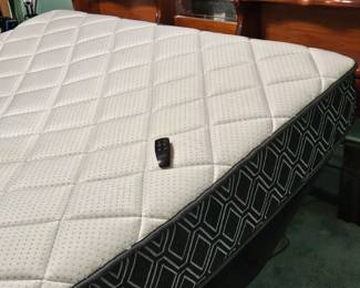 Waterbed Headboard with Shelving and Mirror third image