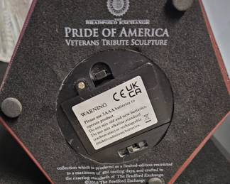 Bradford Exchange Pride of America Veterans Tribute Sculpture fourth image