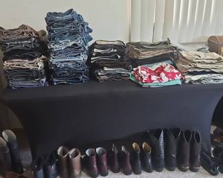 Mens Assorted Pants and Boots Collection