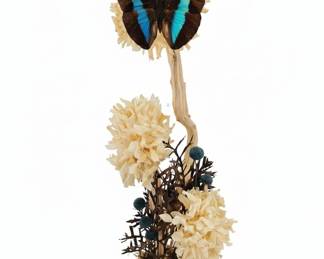 Taxidermy Papilio Ulysses Butterfly in Acrylic Display second image