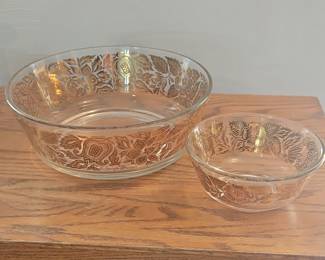 Georges Briard "Floral" Serving Bowl Set