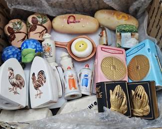 Assorted Novelty Ceramic Salt and Pepper Shakers