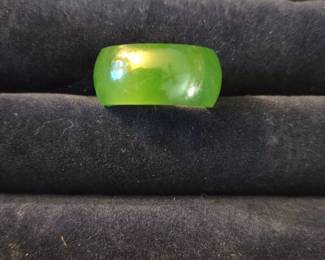 Nephrite Jade Band Ring second image