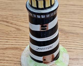Boston Lighthouse Ceramic Salt and Pepper Shaker Set