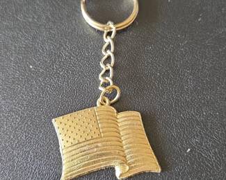 American Flag Keychain