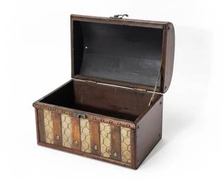 Decorative Wooden Treasure Chest second image