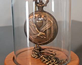 Bronze Eagle Pocket Watch with Walking Liberty Half Dollar Dial second image