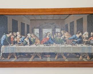 Vintage Paint by Numbers "The Last Supper"