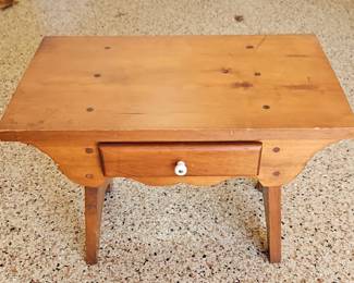 Antique Pine Cobblers Bench Table