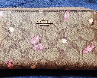 Coach Zip Around Wallet