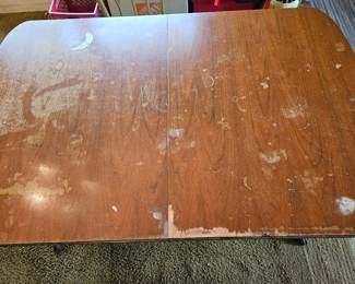 Mahogany Drop Leaf Dining Table third image