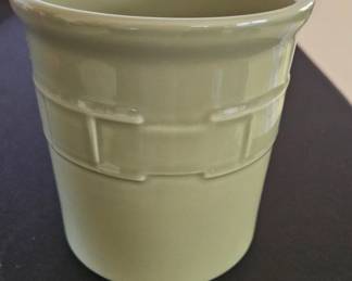Green Ceramic Utensil Holder