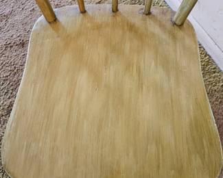 Green Hitchcock Style Spindle Back Chair second image