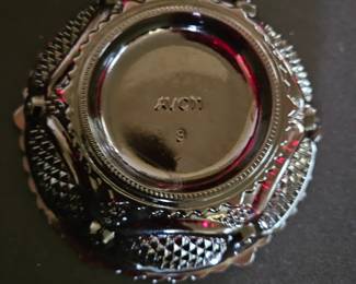 Avon Cape Cod Ruby Glass Candy Dish second image