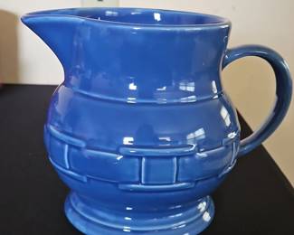 Blue Woven Traditions Pitcher