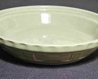 Longaberger Sage Green Pie Plate