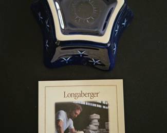 Longaberger Blue Star Bowl second image