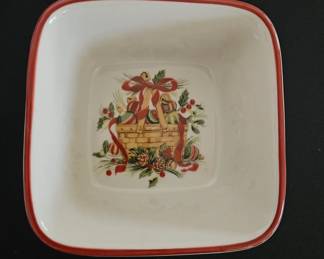 Longaberger Christmas Basket Bowl