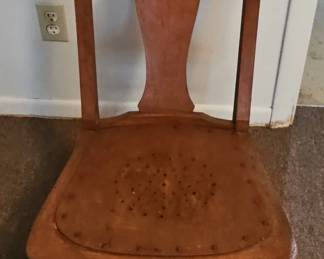Antique Wooden Side Chair