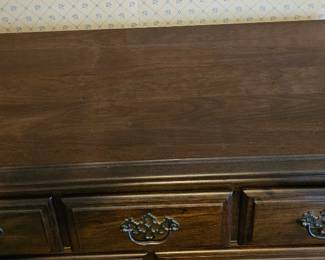 Vintage Walnut Tall Dresser third image