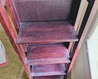 Dark Wood Shelf Bookcase second image