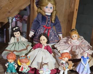 Vintage Porcelain Dolls and Figurines
