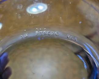 Cobalt Blue Swirl Pyrex Plates and Bowls fifth image