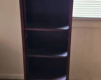 Dark Wood Shelf Bookcase