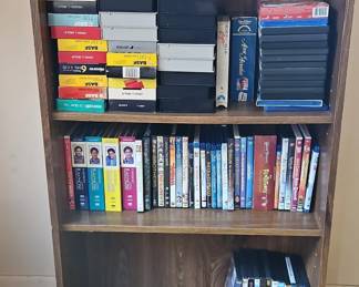 Assorted VHS and DVD Collection