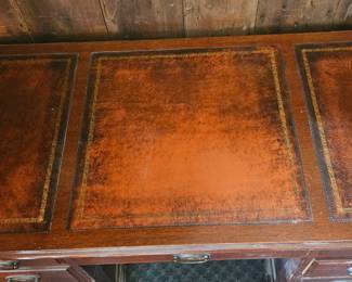 Mahogany Writing Desk and Chair Set second image
